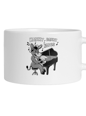 Honky donky blues hrnek makronka White