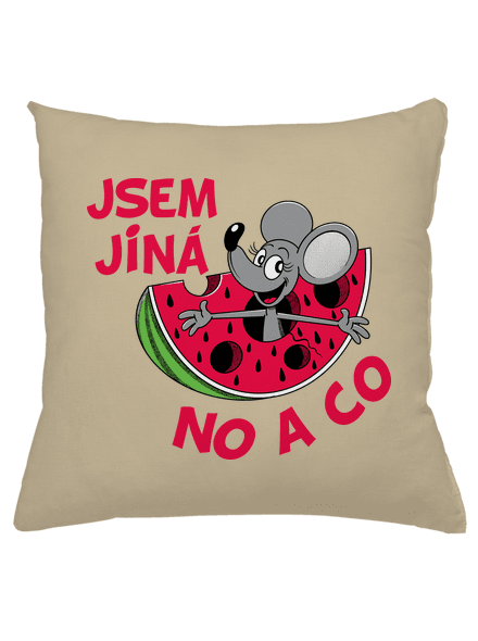 Jsem jiná polštář Beige