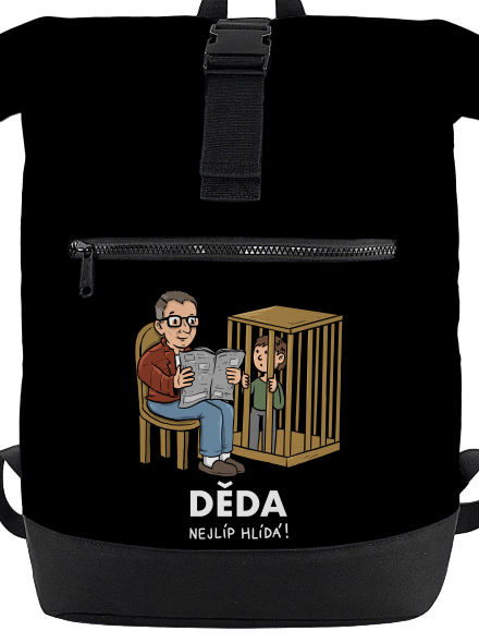 Děda hlídá batoh Black