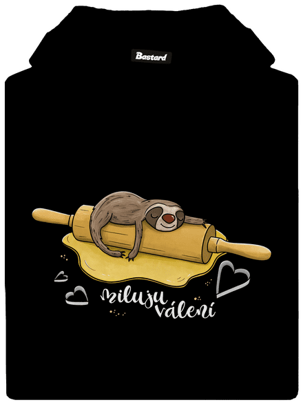 Miluju válení dámská mikina klokanka Black