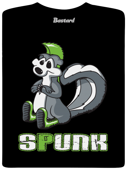 Spunk pánské tričko Black