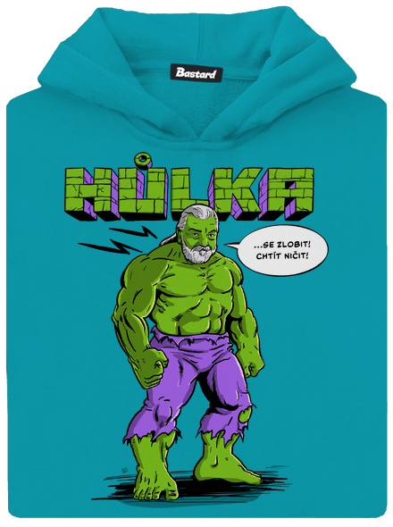 Hůlka dětská mikina klokanka Hawaiian Blue