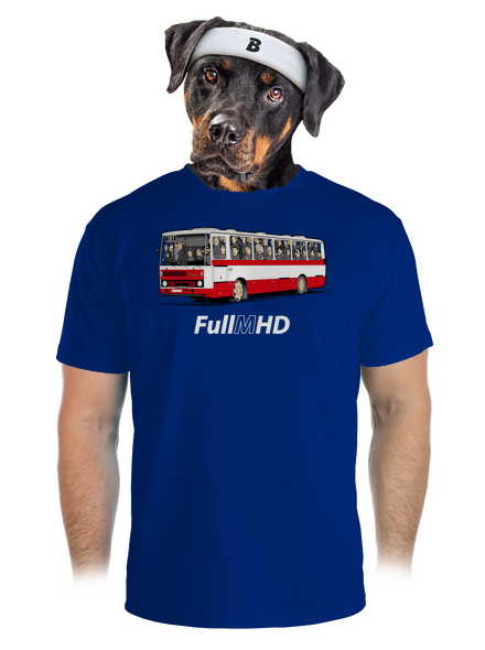 Full MHD pánské sportovní tričko Royal Blue Mal