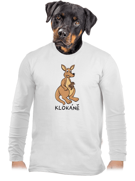 Klokáně pánské dlouhý rukáv White