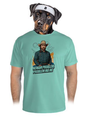 B19: Chuck Norris z Walker, Texas Ranger pánské sportovní tričko Mint Mal