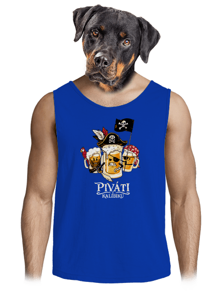 Piváti z Kalibiku pánské tílko Royal Blue