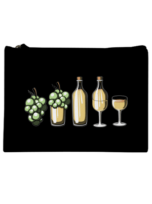 Evoluce bílého vína taštička Black