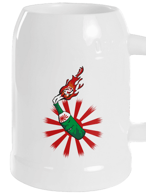 Kamikaze půllitr White