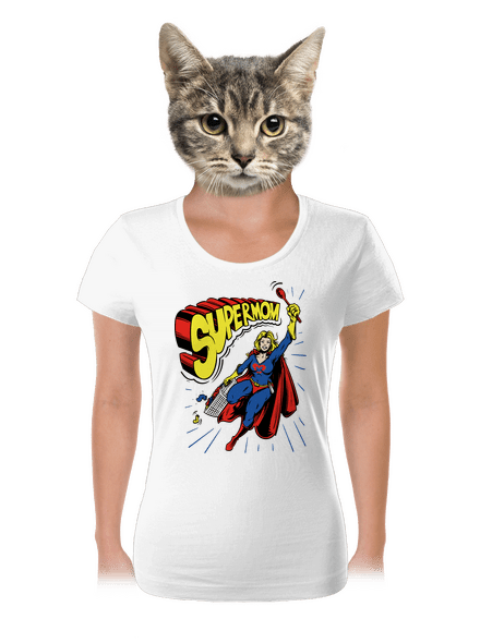 Supermom dámské tričko White