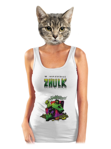 Zhulk  dámské tílko klasické White
