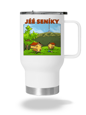 Jeseníky termohrnek White