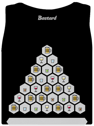 Obrázkový alko kvíz a fix dámské tílko klasické Black