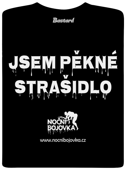 Jsem pěkné strašidlo dětské tričko Black
