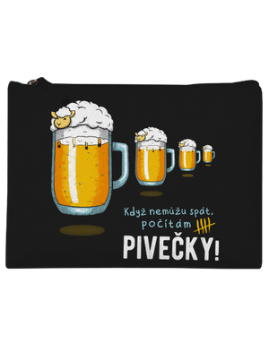 Pivečka taštička Black