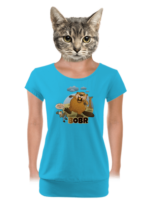 dámské tričko s lemem