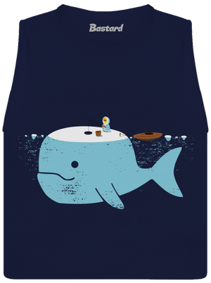 Rybaření  dámské tílko volné Navy