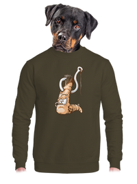 unisex mikina bez kapuce