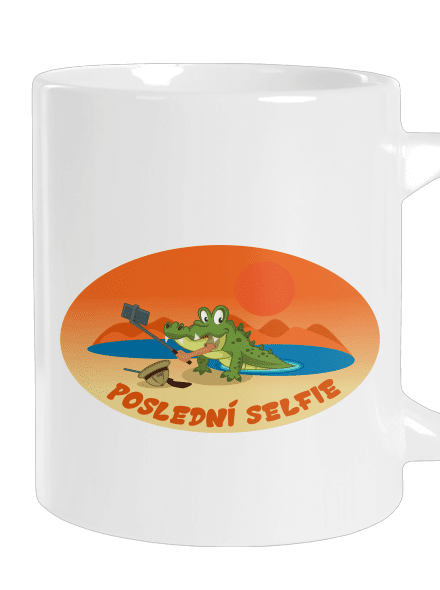 Poslední selfie velký hrnek White