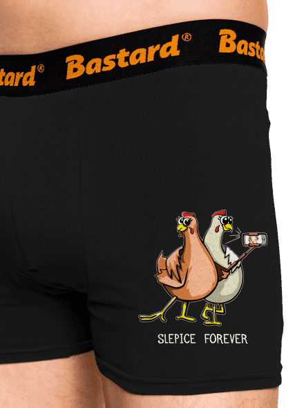 Slepice forever boxerky Black