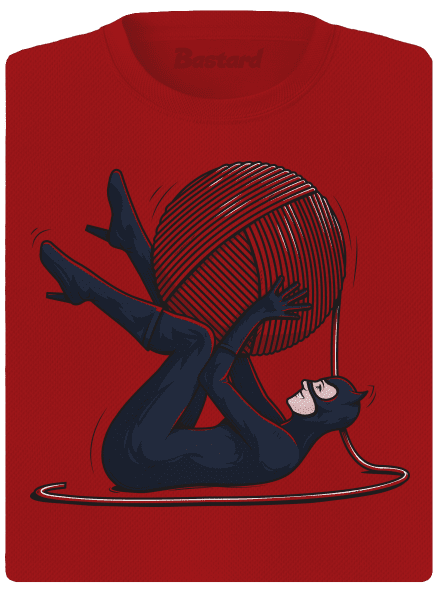 Catwoman dámské sportovní tričko Red Mal