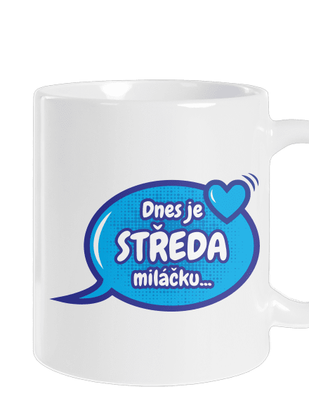 Dnes je středa klasický hrnek White