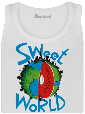 Sweet World dámské tílko klasické White