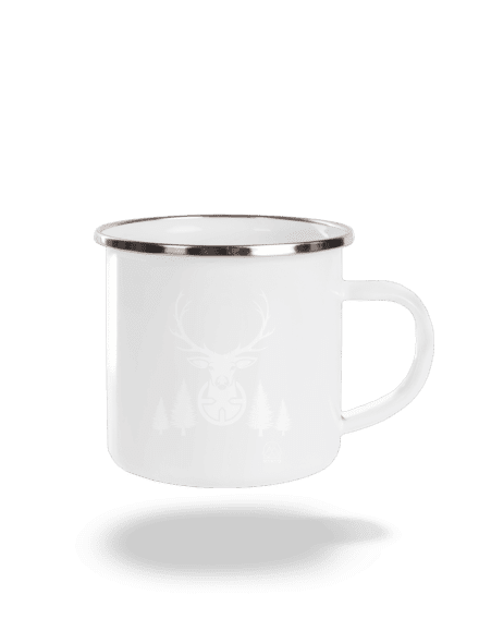 Jelen bilý plecháček White
