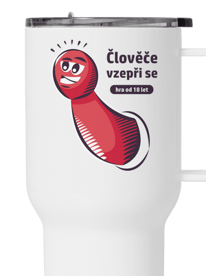 Člověče vzepři se termohrnek White