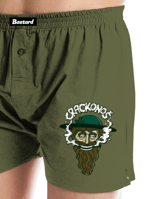 Crackonoš pánské trenky Khaki