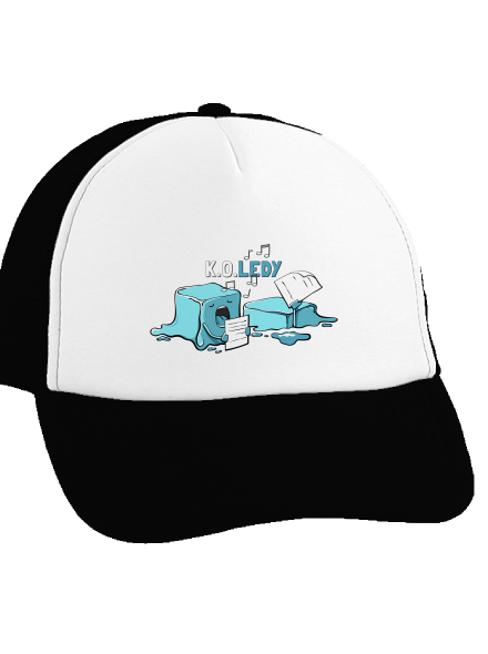 Koledy kšiltovka truckerka Black cap