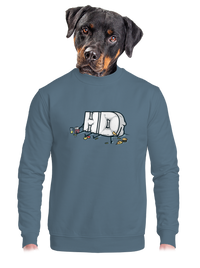 unisex mikina bez kapuce