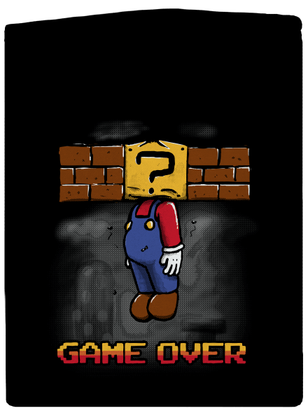 Game over dámská mikina na zip Black