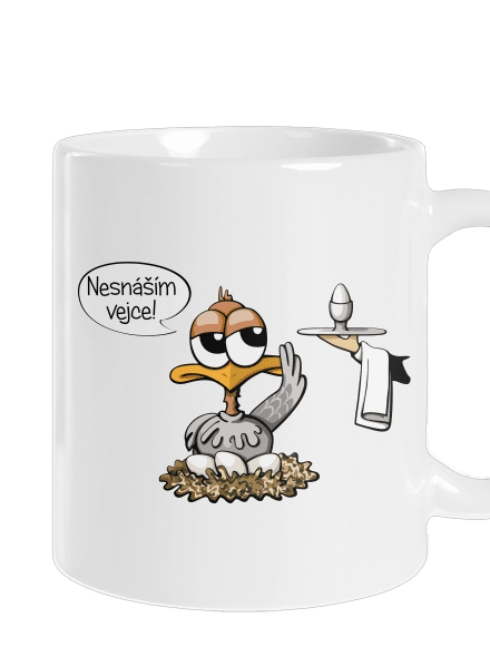 Nesnáším vejce klasický hrnek White