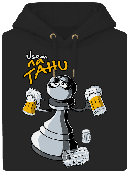 Na tahu unisex mikina premium Dark Black