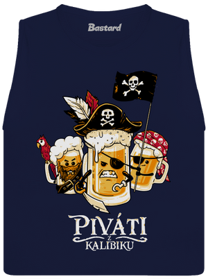 Piváti z Kalibiku dámské tílko volné Navy