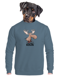 unisex mikina bez kapuce