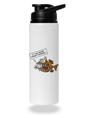 Mořský ďas lahev na vodu White