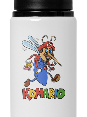 Komario lahev na vodu White