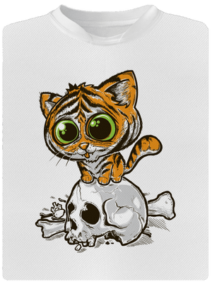 Tygřík dětské sportovní tričko White