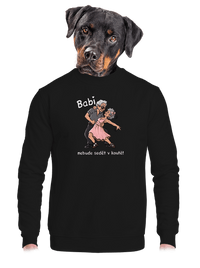 unisex mikina bez kapuce