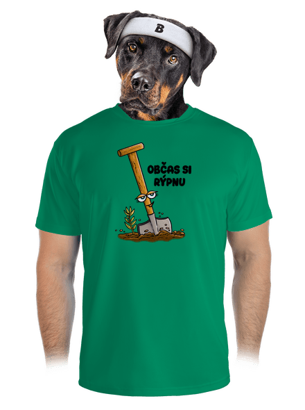 Občas si rýpnu pánské sportovní tričko Kelly Green Mal