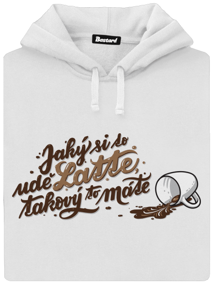 Latte dámská mikina klokanka White