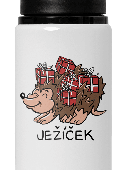 Ježíček lahev na vodu White