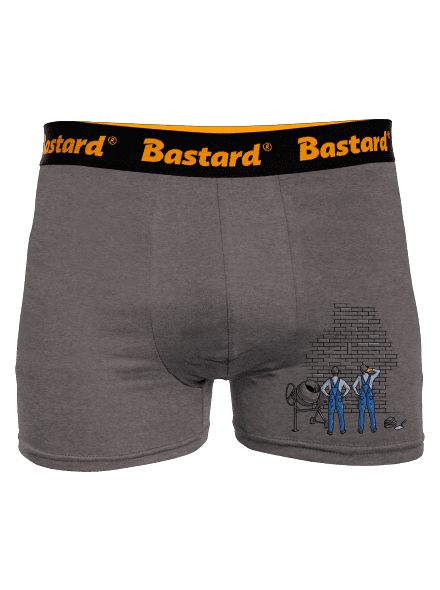 Zedníci boxerky Gray Melange