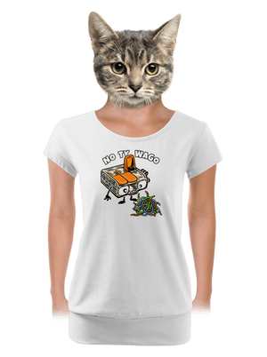 Wago svorka dámské tričko s lemem White