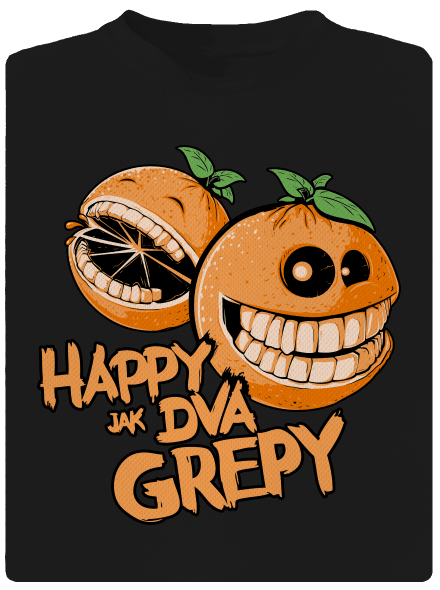 Happy grepy dětské sportovní tričko Black