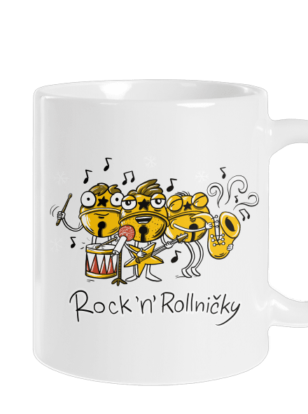 Rock 'n' rollničky klasický hrnek White