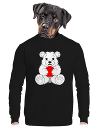 unisex mikina bez kapuce