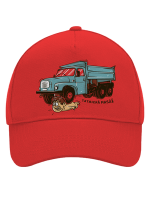 Tatrická masáž kšiltovka baseballka Classic Red