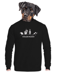 unisex mikina bez kapuce